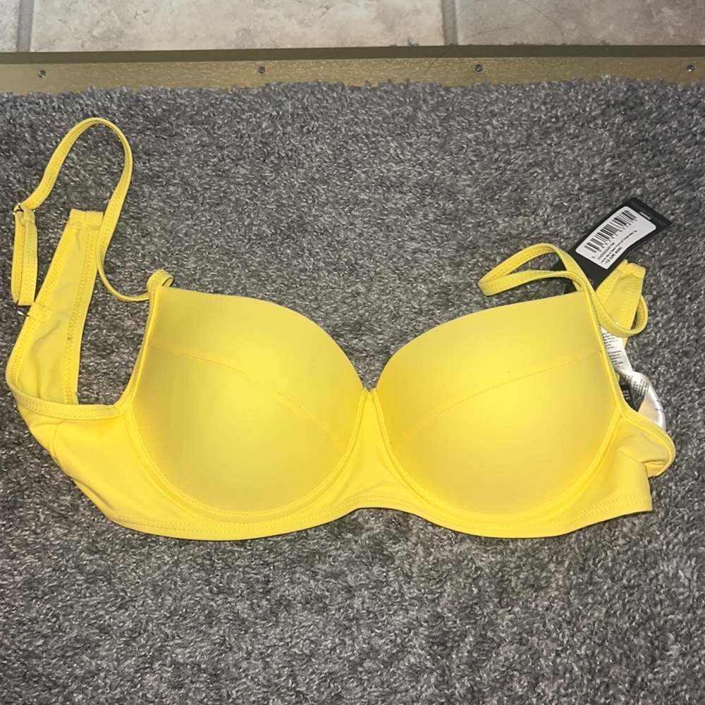 PLT yellow bikini top